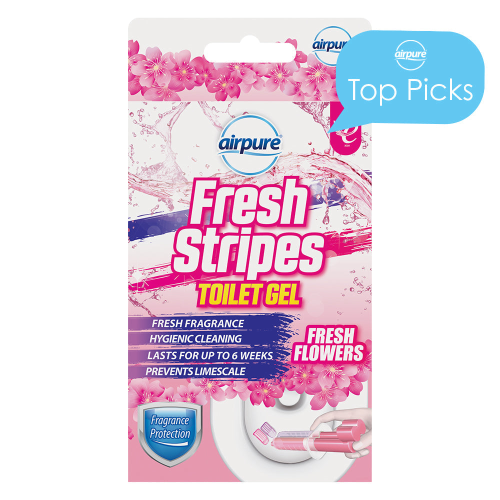 Fresh Stripes Toilet Gel Fresh Flowers