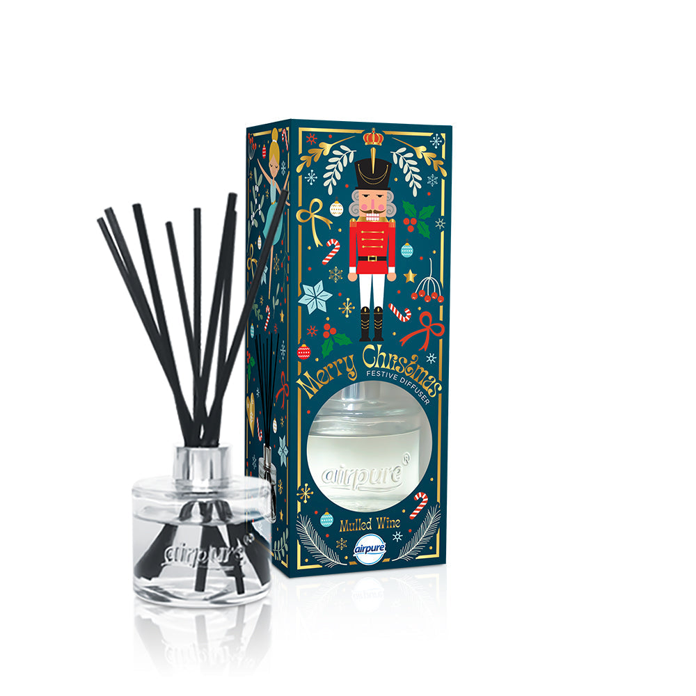 Nutcracker Reed Diffuser - Mulled Wine (100ml)