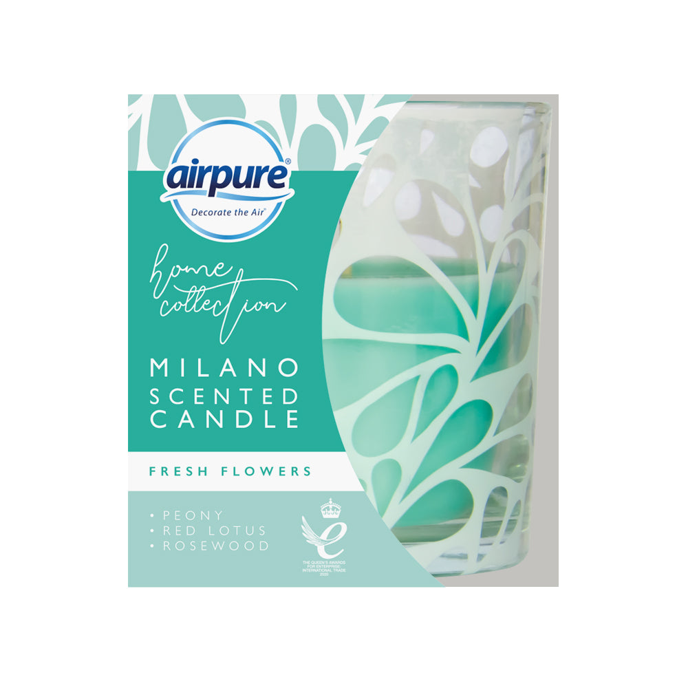 Milano Scented Candle Home Collection Fresh Flowers