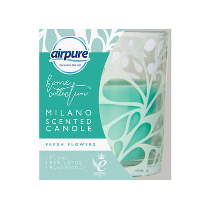 Milano Scented Candle Home Collection Fresh Flowers
