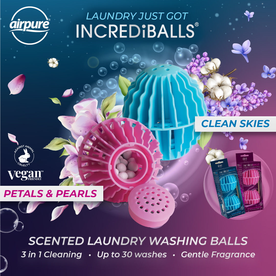 INCREDiBALLS Scented Laundry Washing Balls Starter Pack